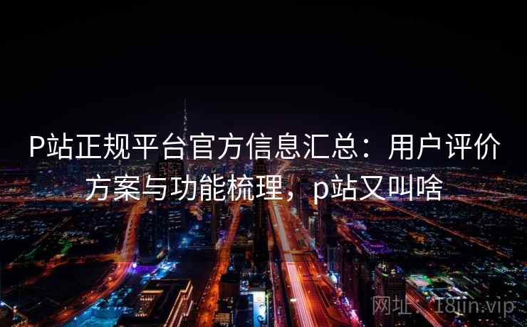 P站正规平台官方信息汇总：用户评价方案与功能梳理，p站又叫啥