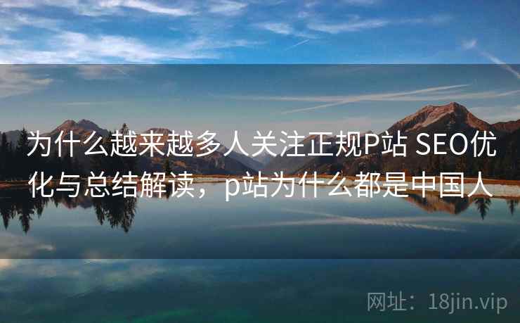 为什么越来越多人关注正规P站 SEO优化与总结解读，p站为什么都是中国人