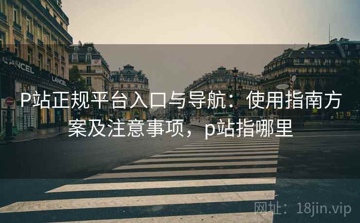 P站正规平台入口与导航:使用指南方案及注意事项,p站指哪里 P站正规平台入口与导航:使用指南方案及注意事项,p站指哪里