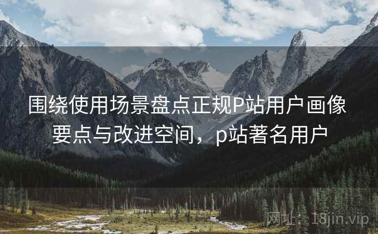 围绕使用场景盘点正规P站用户画像 要点与改进空间,p站著名用户 围绕使用场景盘点正规P站用户画像 要点与改进空间,p站著名用户