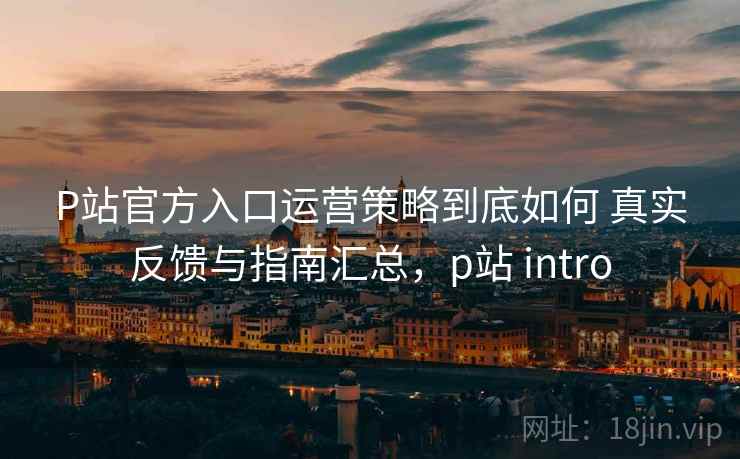 P站官方入口运营策略到底如何 真实反馈与指南汇总，p站 intro