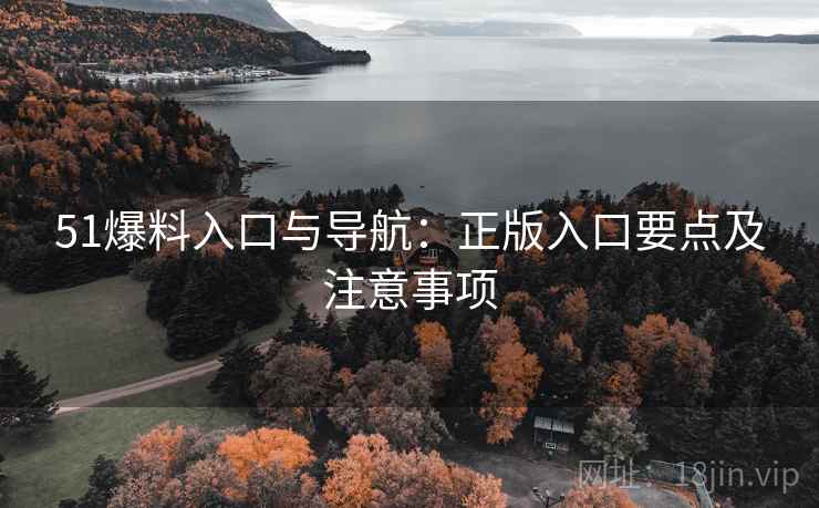 51爆料入口与导航:正版入口要点及注意事项 51爆料入口与导航:正版入口要点及注意事项