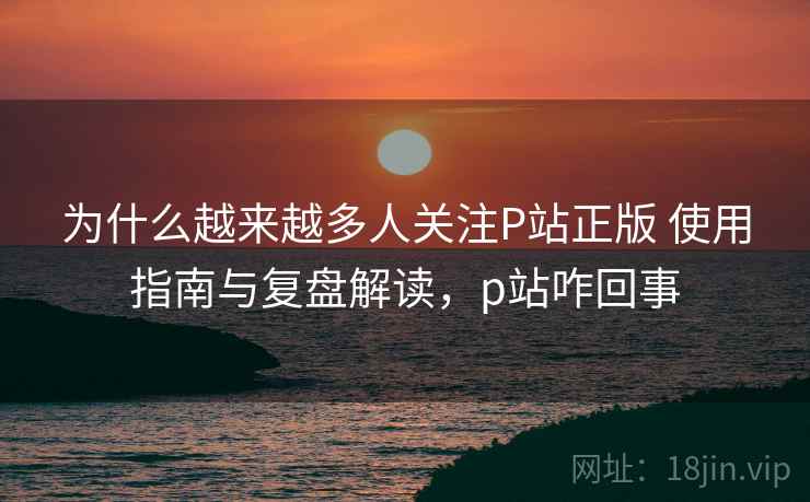 为什么越来越多人关注P站正版 使用指南与复盘解读，p站咋回事