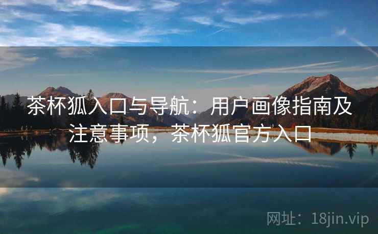 茶杯狐入口与导航：用户画像指南及注意事项，茶杯狐官方入口